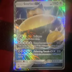 The Pokemon Company Snorlax GX SM05 Promo Holo 190 HP English Pokemon TCG - Image 1