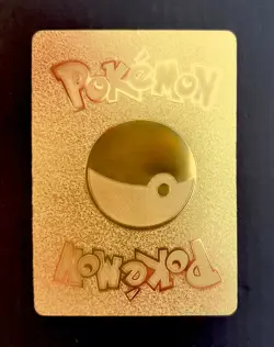 POKEMON PIKACHU RAINBOW VMAX GOLD METAL FOIL G-MAX VOLT TACKLE CARD - Image 3