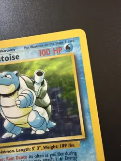 Pokemon TCG Base Set Blastoise Holo Card 2/102 - Image 5