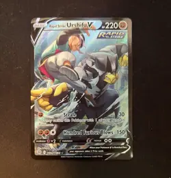 The Pokemon Company Pokemon TCG Rapid Strike Urshifu V TG20/TG30 Full Art Holo - Image 1