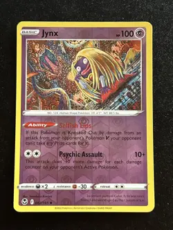 Jynx 062/195 Uncommon Silver Tempest Pokemon Reverse Holo Near Mint 062/195 - Image 1
