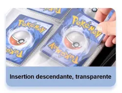 Classeur Binder Noir Fermeture Eclair 400 Emplacements Carte Pokemon - Image 4