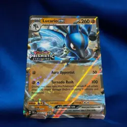 Lucario EX 051/131 Prismatic Evolutions Stamped Promo Pokemon TCG NM - Image 1