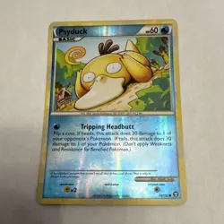 Nintendo Pokemon TCG Psyduck HS Unleashed 2010 Holo 74/102 Basic HP 60 - Image 1