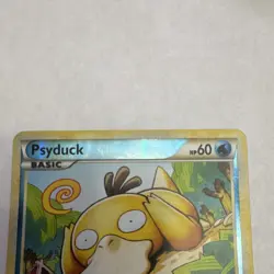 Nintendo Pokemon TCG Psyduck HS Unleashed 2010 Holo 74/102 Basic HP 60 - Image 3