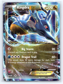 Kingdra EX - 73/124 - Pokemon Fates Collide XY Ultra Rare Card HP - Image 1