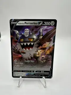 Galarian Perrserker V 129/196 Swsh11 - Pokemon Lost Origin - Image 1