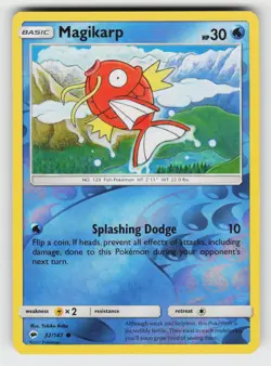 Magikarp 32/147 Burning Shadows C Reverse Holo NM/M Pokemon - Image 1