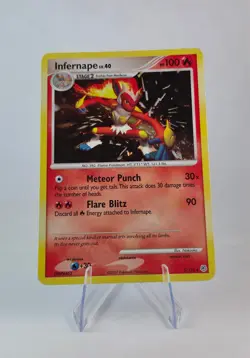 Infernape 5/130 Pokemon Diamond and Pearl Holo Rare DMG 2007 - Image 1