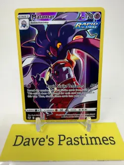 Pokemon 2022 Brilliant Stars Malamar CHR #TG06/TG30 P3 - Image 1