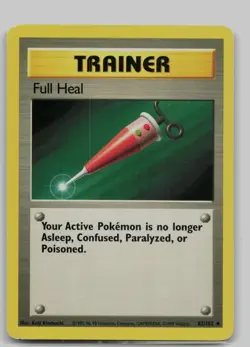 Full Heal 82/102 Uncommon Base Set Unlimited Pokemon Near Mint - Image 1