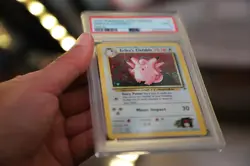 Erika’s Clefable 2000 Pokemon Gym Heroes PSA 9 Holo #3 3/132 Mint SWIRL - Image 4