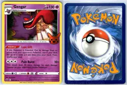 Gengar 057/198 Holo Promo Trick or Trade BOOster Pokemon NM Kusube - Image 3