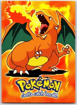 Charizard #65 Topps The First Movie Trading Cards Pokemon NM - Image 1
