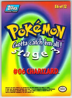 Charizard #65 Topps The First Movie Trading Cards Pokemon NM - Image 2