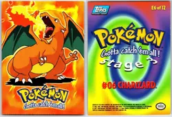 Charizard #65 Topps The First Movie Trading Cards Pokemon NM - Image 3