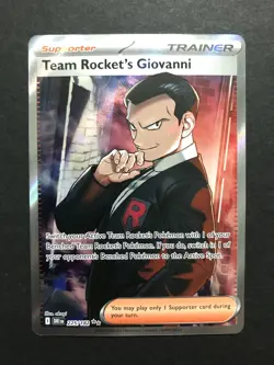 Pokemon Team Rocket's Giovanni - Ultra Rare SV10: Destined Rivals 225/182 NM - Image 1