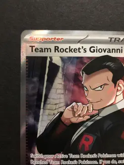 Pokemon Team Rocket's Giovanni - Ultra Rare SV10: Destined Rivals 225/182 NM - Image 2