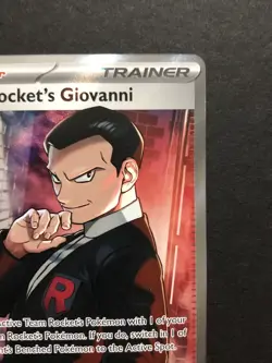 Pokemon Team Rocket's Giovanni - Ultra Rare SV10: Destined Rivals 225/182 NM - Image 3