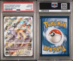 2023 Pokemon Sword and Shield Crown Zenith Full Art PSA10 Mewtwo VSTAR GG44 - Image 3