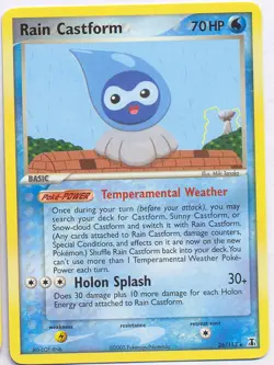 POKEMON RAIN CASTFORM (EX DELTA SPECIES) - Image 1
