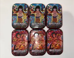One Piece Tin Pack Set Vol. 1 TS-01 (Lot of 6) - Sealed - Image 1