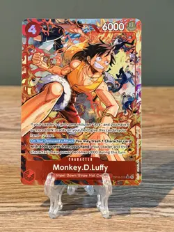 One Piece Card Monkey.D.Luffy #OP16-015 SR Alt Art Foil English - Image 1