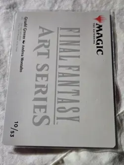 Gysahl Greens Gold-Stamped Art Card 10/53 - FINAL FANTASY MTG - Image 2