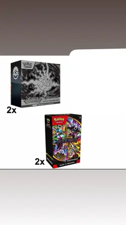 !PRESALE! 🔥Pitch Black Pokemon Center 2x ETB and 2x Booster Bundle🔥 - Image 1