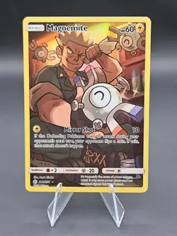 Pokemon TCG Magnemite 242/236 SM Cosmic Eclipse Holo Secret Rare Card - Image 1