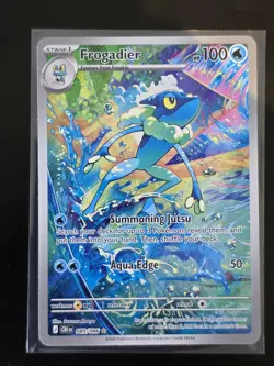 FROGADIER ILLUSTRATION RARE #089/086 - 2026 POKEMON CHAOS RISING - NM MINT+ - Image 1