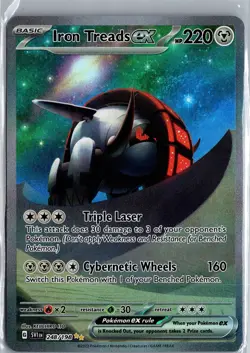 Iron Treads ex - 248/198 - Scarlet & Violet - Pokemon Card - LP - Image 1