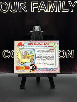 Farfetch'd #83 Topps Pokemon 2000 TV Animation Edition Blue Logo 1999 WOTC LP - Image 4