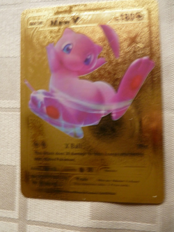 Pokemon Card Mew V Basic Form Gold Foil Card Number 069/189 Hp180 - Image 1