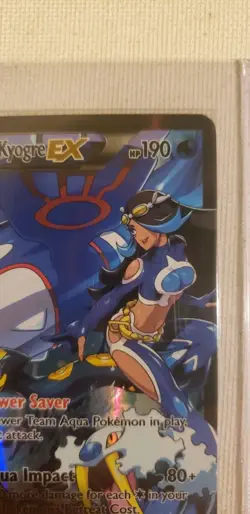 Pokemon Team Aqua's Kyogre EX Double Crisis 6/34 Genuine, Ultra Rare, One owner - Image 4
