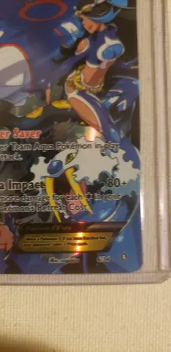 Pokemon Team Aqua's Kyogre EX Double Crisis 6/34 Genuine, Ultra Rare, One owner - Image 5