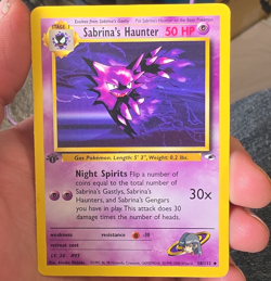 Pokemon TCG Sabrina's Haunter Gym Challenge 58/132 Regular 1st Ed EN - Image 1