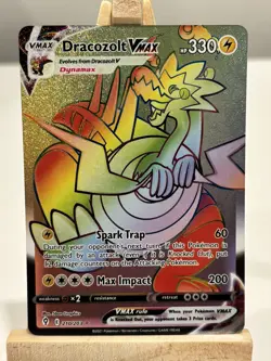 Pokemon TCG Dracozolt VMAX Evolving Skies 210/203 Secret Rare Holo Nr Mint - Image 1