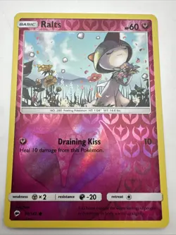 Pokemon Card Ralts Burning Shadows Reverse Holo 91/147 Near Mint - Image 1