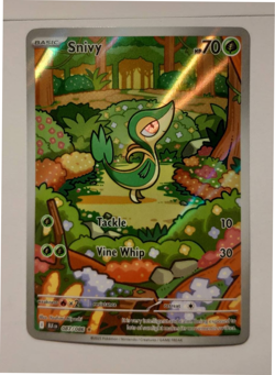 Pokemon TCG - Snivy 087/086 Illustration Rare Holo Black Bolt NM - Image 1