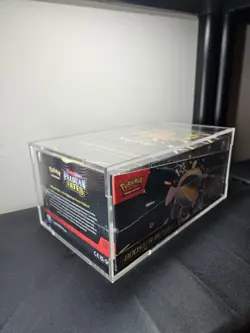 Pokemon TCG Paldean Fates Booster Bundle Display SEALED SV4.5 In Acrylic Case - Image 2
