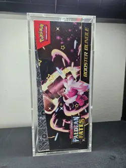 Pokemon TCG Paldean Fates Booster Bundle Display SEALED SV4.5 In Acrylic Case - Image 4