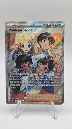 Paldean Student Holo Ultra Rare Pokemon Card 230/091 Sv: Paldean Fates 2024 - Image 1