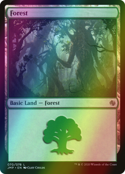 Forest Jumpstart FOIL 572, Secret Lair, MTG, NM/M - Image 1