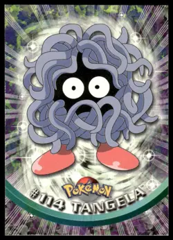 Topps Pokemon Tangela #114 TV Animation Edition Non Holo Blue Logo 2000 NM - Image 1