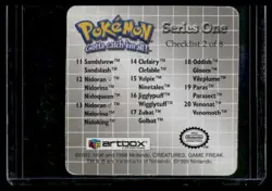 Pokemon Artbox Action Flipz 1999 Series One #20 #48 Venonat #49 Venomoth LP - Image 2