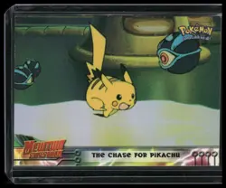 Topps Pokemon Movie The Chase for Pikachu #28 1st Edition Blue Label 1998 NM - Image 1