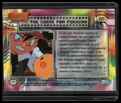 Topps Pokemon Movie The Chase for Pikachu #28 1st Edition Blue Label 1998 NM - Image 2