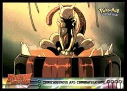 Topps Pokemon Movie Consciousness and Congratulations #3 Black Logo 1998 NM - Image 1