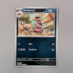 Pokemon TCG Card - Krokorok 65/94 Reverse Holo | Phantasmal Flames (2025) PFL - Image 2